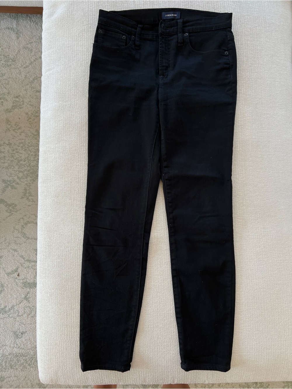 J. Crew Black High-Rise Toothpick Jeans